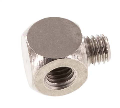 Raccord en T M5 Mâle x Femelle Laiton nickelé 16bar (224.8psi) [5 Pièces]