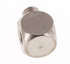 Raccord en T M5 Mâle x Femelle Laiton nickelé 16bar (224.8psi) [5 Pièces]