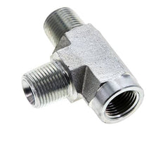 Raccord en T 3/8'' NPT Femelle x Mâle Acier 210bar (2950.5psi)