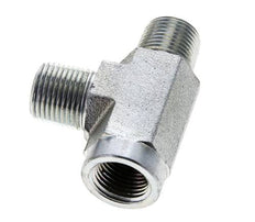 Raccord en T 3/8'' NPT Femelle x Mâle Acier 210bar (2950.5psi)