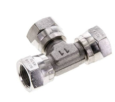 Raccord en T G3/8'' Femelle Acier inoxydable Hydraulique 400bar (5620.0psi)