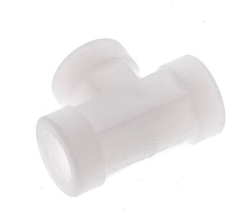 Raccord en T G1/8'' femelle Polypropylène (pp) FDA 10bar (140.5psi)
