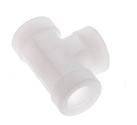 Raccord en T G1/8'' femelle Polypropylène (pp) FDA 10bar (140.5psi)