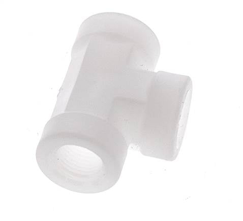 Raccord en T G1/8'' femelle Polypropylène (pp) FDA 10bar (140.5psi)