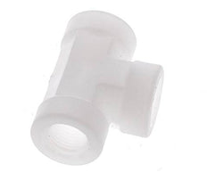 Raccord en T G1/8'' femelle Polypropylène (pp) FDA 10bar (140.5psi)