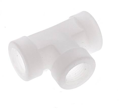 Raccord en T G1/8'' femelle Polypropylène (pp) FDA 10bar (140.5psi)