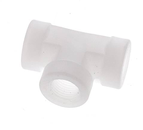 Raccord en T G1/8'' femelle Polypropylène (pp) FDA 10bar (140.5psi)