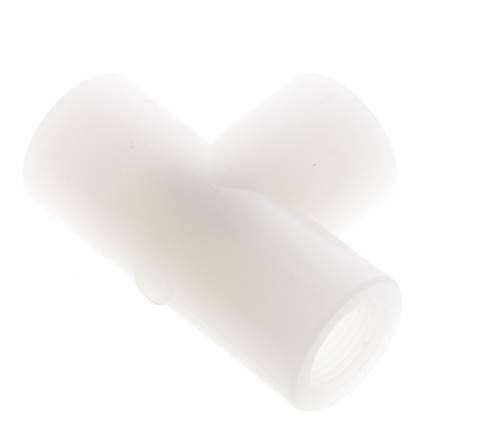 Raccord en T G3/8'' Femelle Polyfluorure de vinylidène (pvdf) FDA 10bar (140.5psi)