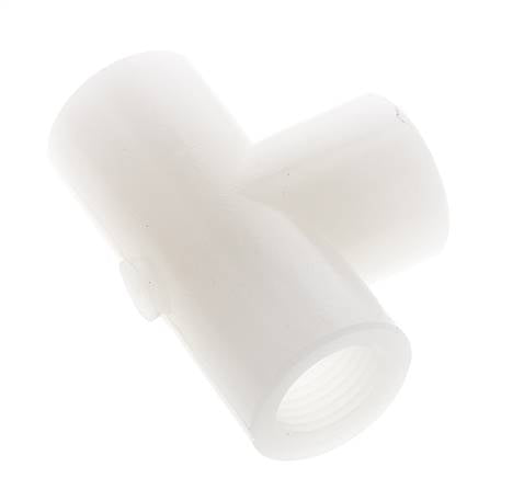 Raccord en T G1/2'' femelle Polyfluorure de vinylidène (pvdf) FDA 10bar (140.5psi)