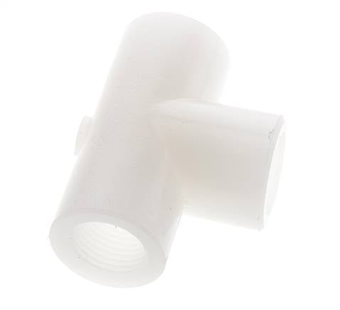Raccord en T G1/2'' femelle Polyfluorure de vinylidène (pvdf) FDA 10bar (140.5psi)