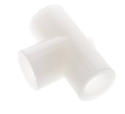 Raccord en T G1/2'' femelle Polyfluorure de vinylidène (pvdf) FDA 10bar (140.5psi)