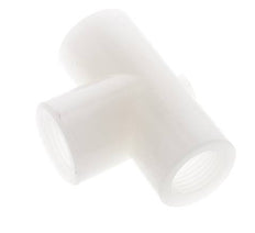 Raccord en T G1/2'' femelle Polyfluorure de vinylidène (pvdf) FDA 10bar (140.5psi)