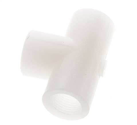 Raccord en T G1/2'' femelle Polyfluorure de vinylidène (pvdf) FDA 10bar (140.5psi)