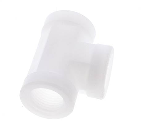 Raccord en T G1/2'' femelle Polypropylène (pp) FDA 10bar (140.5psi)