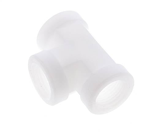Raccord en T G1/2'' femelle Polypropylène (pp) FDA 10bar (140.5psi)
