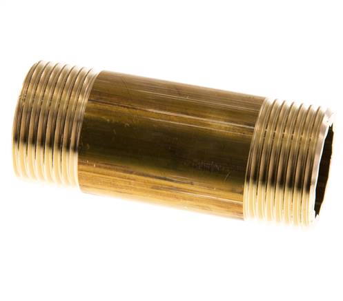 G 1'' Raccord double en laiton 16 Bar DIN 2982 - 80mm