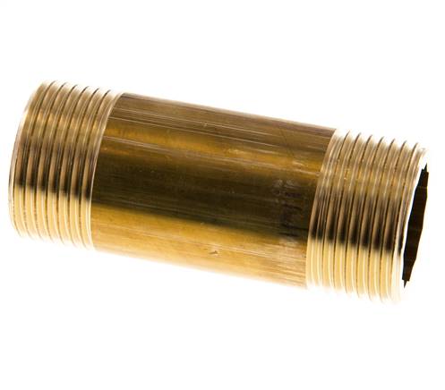 G 1'' Raccord double en laiton 16 Bar DIN 2982 - 80mm