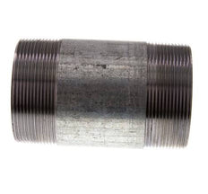 Raccord double en acier zingué R 2 1/2'' 50 Bar DIN 2982 - 120mm