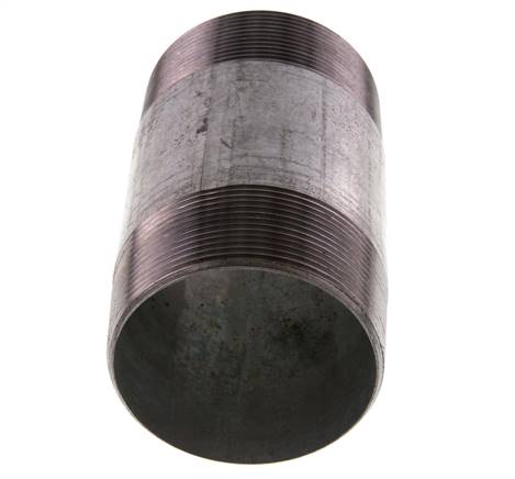 Raccord double en acier zingué R 2 1/2'' 50 Bar DIN 2982 - 120mm