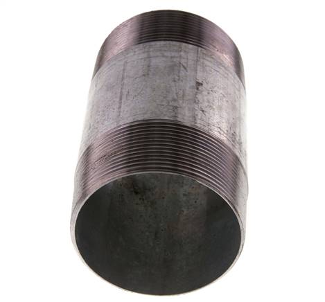 Raccord double en acier zingué R 2 1/2'' 50 Bar DIN 2982 - 120mm