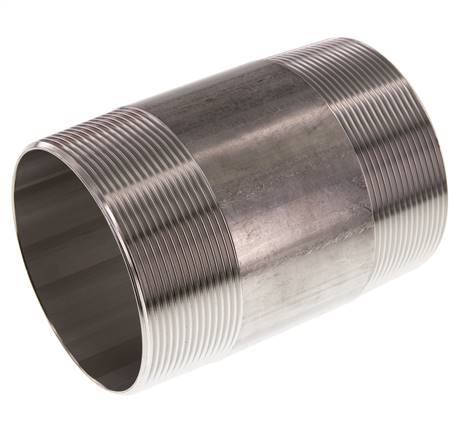 R 3'' Mamelon double en acier inoxydable 20 Bar DIN 2982 - 120mm