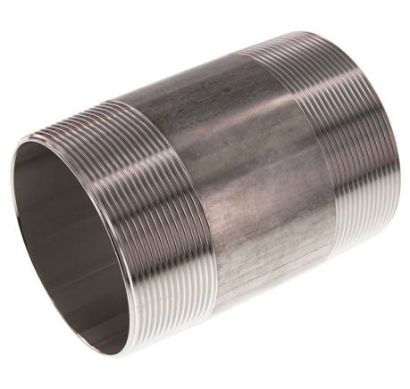 R 3'' Mamelon double en acier inoxydable 20 Bar DIN 2982 - 120mm