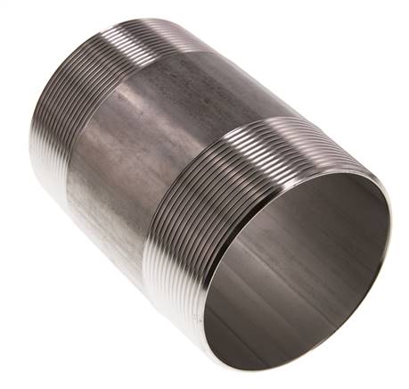 R 3'' Mamelon double en acier inoxydable 20 Bar DIN 2982 - 120mm