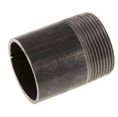 R 1 1/2'' mâle x 48.3mm mamelon pour tube acier avec embout à souder 50 Bar DIN 2982 - 60mm [2 pièces].