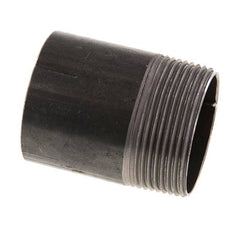 R 1 1/2'' mâle x 48.3mm mamelon pour tube acier avec embout à souder 50 Bar DIN 2982 - 60mm [2 pièces].