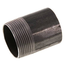 R 1 1/2'' mâle x 48.3mm mamelon pour tube acier avec embout à souder 50 Bar DIN 2982 - 60mm [2 pièces].