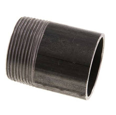 R 1 1/2'' mâle x 48.3mm mamelon pour tube acier avec embout à souder 50 Bar DIN 2982 - 60mm [2 pièces].