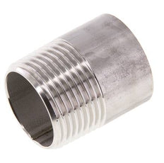 R 1'' Male x 33.7mm Raccord pour tuyau en acier inoxydable avec embout à souder 20 Bar DIN 2982 - 40mm