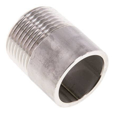 R 1'' Male x 33.7mm Raccord pour tuyau en acier inoxydable avec embout à souder 20 Bar DIN 2982 - 40mm