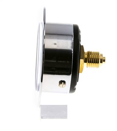 0..10 Bar (0..145 psi) Manomètre à montage sur panneau Acier/laiton 50 mm Classe 2.5 (panneau avant)