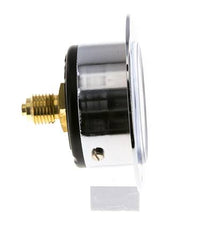 0..10 Bar (0..145 psi) Manomètre à montage sur panneau Acier/laiton 50 mm Classe 2.5 (panneau avant)