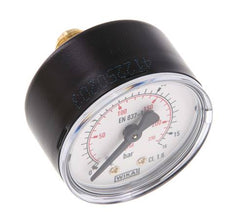 0..16 Bar (0..232 psi) pression Arrière Acier/laiton 50 mm Classe 1.6