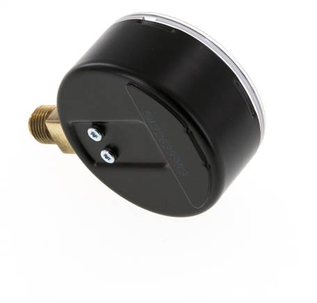 -1..0 Bar (-15..0 psi) Manomètre sous acier/laiton 63 mm Classe 1.6