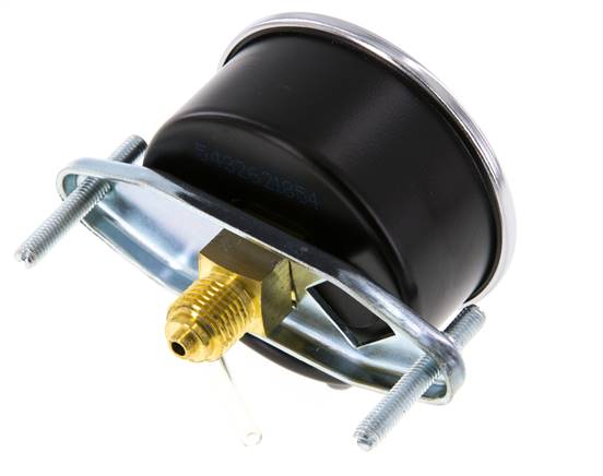 0..400 Bar (0..5802 psi) Manomètre monté sur panneau Acier/laiton 63 mm Classe 2.5 (support)