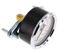 0..400 Bar (0..5802 psi) Manomètre monté sur panneau Acier/laiton 63 mm Classe 2.5 (support)