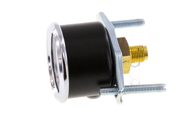 0..40 Bar (0..580 psi) Manomètre monté sur panneau Acier/laiton 40 mm Classe 2.5 (support)
