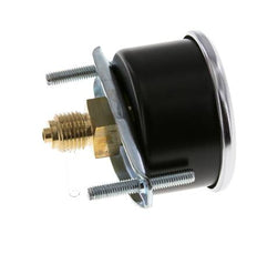 0..40 Bar (0..580 psi) Manomètre monté sur panneau Acier/laiton 50 mm Classe 2.5 (support)