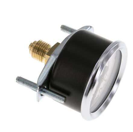 0..40 Bar (0..580 psi) Manomètre monté sur panneau Acier/laiton 50 mm Classe 2.5 (support)