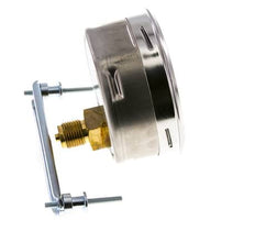 0..4 Bar (0..58 psi) Manomètre monté sur panneau Acier/laiton 100 mm Classe 1.0 (support)