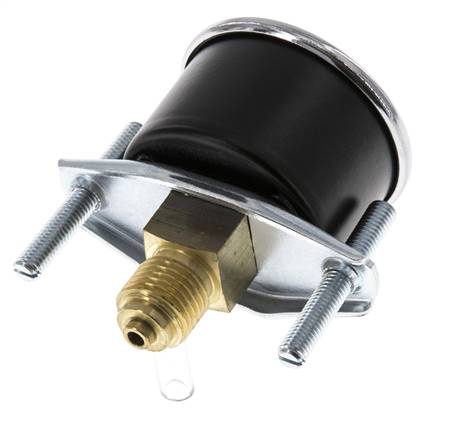 0..4 Bar (0..58 psi) Manomètre monté sur panneau Acier/laiton 40 mm Classe 2.5 - 1/4'' (Support)