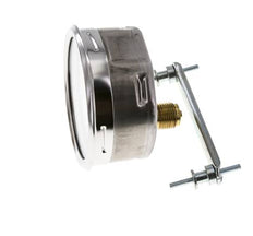 0..60 Bar (0..870 psi) Manomètre à encastrer Acier/laiton 100 mm Classe 1.0 (Support)