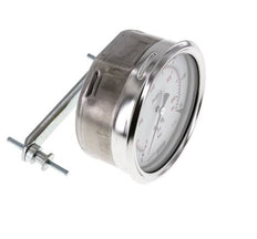 0..60 Bar (0..870 psi) Manomètre à encastrer Acier/laiton 100 mm Classe 1.0 (Support)