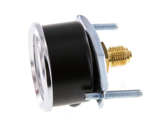 0..60 Bar (0..870 psi) Manomètre encastrable Acier/laiton 50 mm Classe 2.5 (Support)