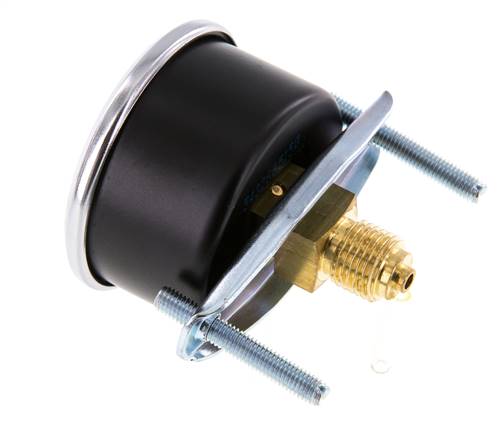 0..60 Bar (0..870 psi) Manomètre encastrable Acier/laiton 50 mm Classe 2.5 (Support)