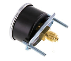 0..60 Bar (0..870 psi) Manomètre encastrable Acier/laiton 50 mm Classe 2.5 (Support)