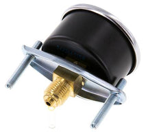 0..60 Bar (0..870 psi) Manomètre encastrable Acier/laiton 50 mm Classe 2.5 (Support)